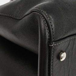 Pre Owned Chanel Black Calfskin Executive Cerf Tote Handbag