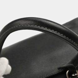 Pre Owned Chanel Black Calfskin Executive Cerf Tote Handbag