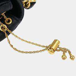 Pre Owned Chanel Blue Lambskin 2way Shoulder Handbag