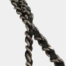 Pre Owned Boy Chanel Black Lambskin WOC Wallet On Chain