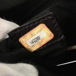 Pre Owned Chanel Black Calfskin Triple CC Backpack