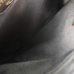 Pre Owned Chanel Black Calfskin Triple CC Backpack