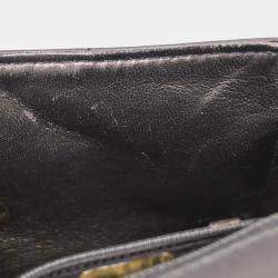 Pre Owned Chanel Black Calfskin Choco Bar Shoulder Bag