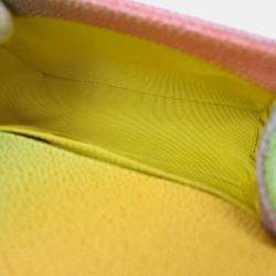 Pre Owned Boy Chanel Pastel Color Calfskin Mini Shoulder Bag