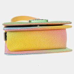 Pre Owned Boy Chanel Pastel Color Calfskin Mini Shoulder Bag