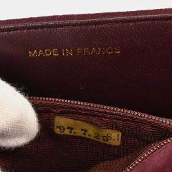 Pre Owned Chanel Bordeaux Suede Handbag