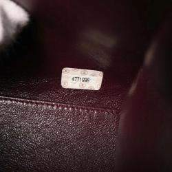 Pre Owned Chanel Bordeaux Suede Handbag