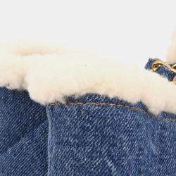 Pre Owned Chanel Blue Denim Medium Deauville 2way Tote Bag