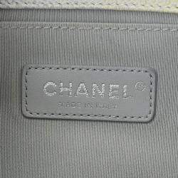 Pre Owned Boy Chanel Pastel Color Calfskin Medium Shoulder Bag