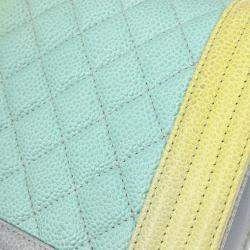 Pre Owned Boy Chanel Pastel Color Calfskin Medium Shoulder Bag