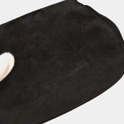 Pre Owned Chanel Black Suede Handbag