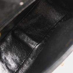 Pre Owned Chanel Black Suede Handbag