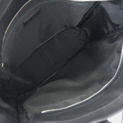 Pre Owned Chanel Black Lambskin Ultra Pocket Shopping Tote 2way Handbag