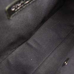 Pre Owned Chanel Blue Tweed Tweed Single Flap Patchwork Shoulder Bag