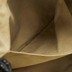 Pre Owned Chanel Black Puzzle Patent Leather Chain Tote