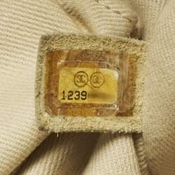 Pre Owned Chanel Black Puzzle Patent Leather Chain Tote