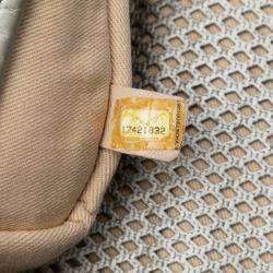 Pre Owned Chanel Silver Small Perforated Calfskin Up In The Air Flap