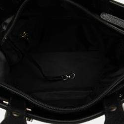 Pre Owned Chanel Black Small Quilted Coated Canvas Paris Biarritz Tote