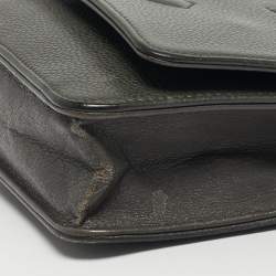 Pre Owned Chanel Grey Caviar Leather CC Wallet On Chain