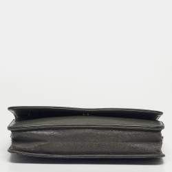 Pre Owned Chanel Grey Caviar Leather CC Wallet On Chain