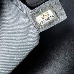 Pre Owned Chanel Black Old Medium Quilted Lambskin Boy Flap