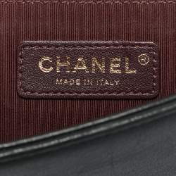 Pre Owned Chanel Black Quilted Leather Mademoiselle Flap Bag