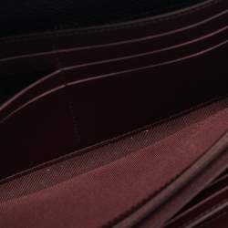 Pre Owned Chanel Black Quilted Caviar Leather Classic Flap Wallet