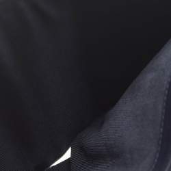 Pre Owned Chanel Navy Blue Quilted Caviar Leather Classic L Trifold Wallet