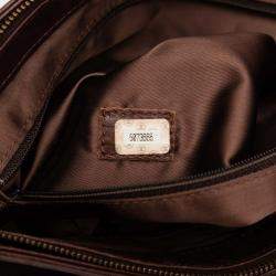 Pre Owned Chanel Brown CC Lambskin Tassel Shoulder Bag