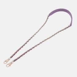 Pre Owned Chanel Purple Mini Caviar Coco Top Handle Bag