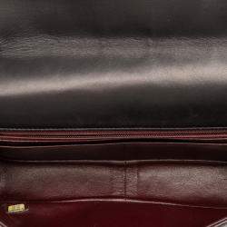 Pre Owned Chanel Black Large Lambskin Chic With Me Flap