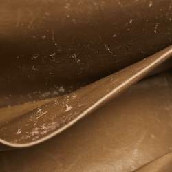 Pre Owned Chanel Brown Quilted Caviar Leather Maxi Classic Double Flap Bag