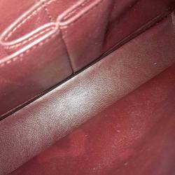 Pre Owned Chanel Black Leather Caviar Classic Medium