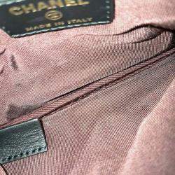 Pre Owned Chanel Black Caviar Leather Vintage 2.55 Pouch