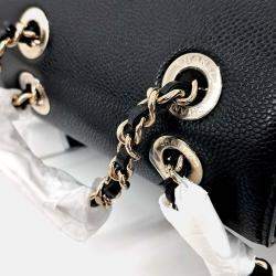 Pre Owned Chanel Black Leather Caviar Business Affinity Backpack