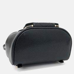 Pre Owned Chanel Black Leather Caviar Business Affinity Backpack