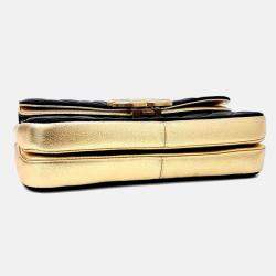 Pre Owned Chanel Black Leather Chain Shoulder Bag