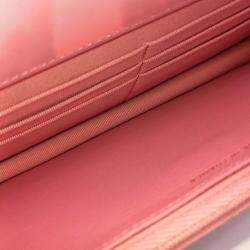 Pre Owned Chanel Pink Lambskin Leather Lambskin WOC Mini Crossbody Bag