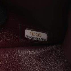 Pre Owned Chanel Classic Double Flap Medium Black Leather Shoulder Bag