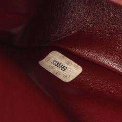 Pre Owned Chanel Classic Double Flap Medium Leather Shoulder Bag