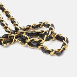 Pre Owned Chanel Classic Double Flap Medium Leather Shoulder Bag