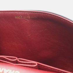 Pre Owned Chanel Classic Double Flap Medium Black Leather Shoulder Bag