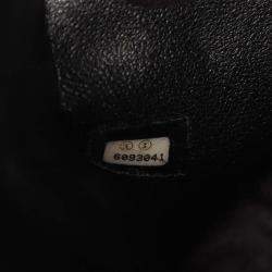 Pre Owned Chanel Kelly Black Leather Top Handle Bag