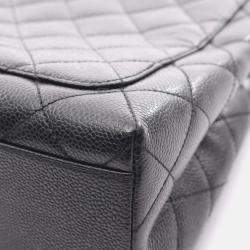 Pre Owned Chanel Kelly Black Leather Top Handle Bag