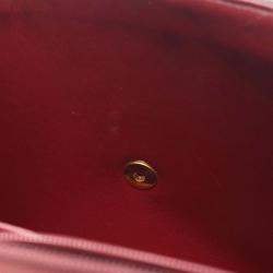 Pre Owned Chanel Mademoiselle Deca Black Lambskin Leather Crossbody Bag