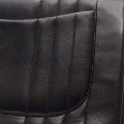 Pre Owned Chanel Mademoiselle Deca Black Lambskin Leather Crossbody Bag