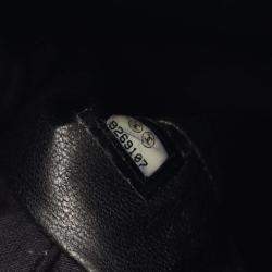 Pre Owned Chanel Medallion Black Caviar Leather Tote Bag