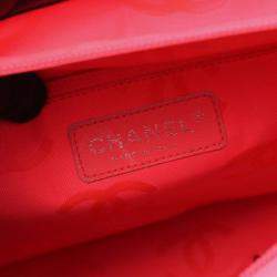 Pre Owned Chanel Cambon Ligne Black Leather Tote Bag