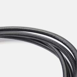 Pre Owned Chanel Cambon Ligne Black Leather Tote Bag