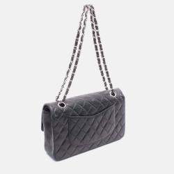 Pre Owned Chanel Classic Double Flap Small Leather Shoulder Bag